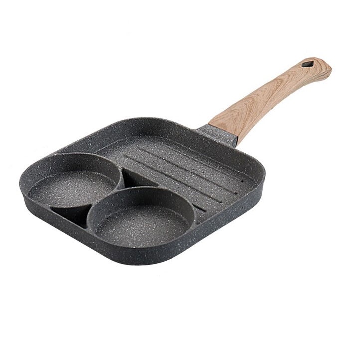 Jianbaoyuan Teflon Panci Telur Omelet Egg Fyring Pan Non-stick 18 cm