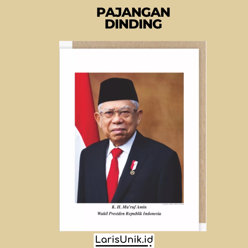 Photo Presiden dan wakil Poster Lambang Garuda Pancasila Terbaru Gambar Presiden Resmi Poster Pigura