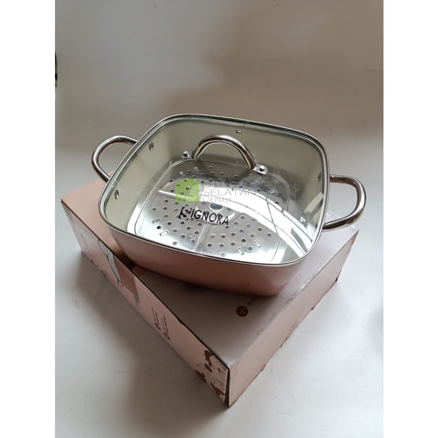 SIGNORA GOLDEN SQUARE PAN PANCI WAJAN SERBAGUNA SIGNORA