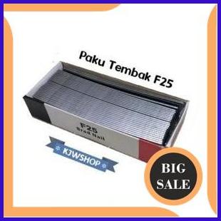 

tools n parts PAKU TEMBAK F25 PANJANG 25MM Isi Staples Tipe F-25 kotak 5000pcs Ukuran 25 mm 2774N23