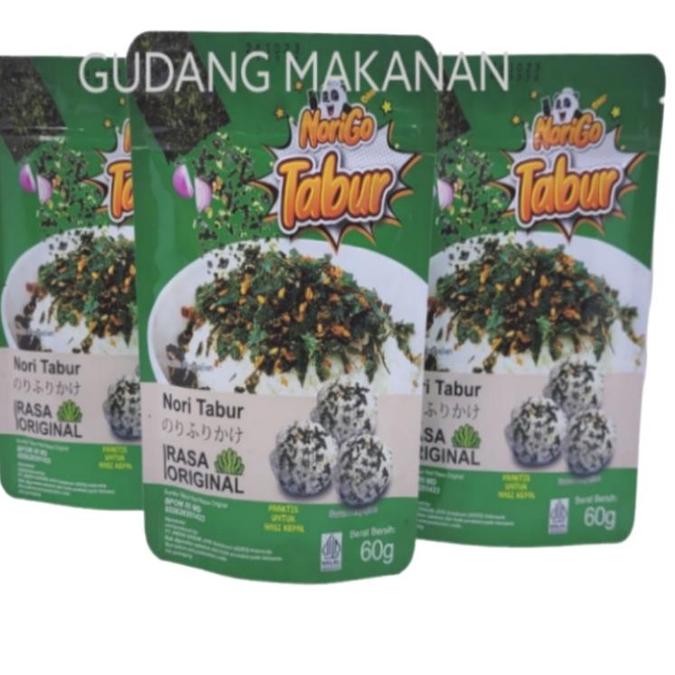 

id2y2Xm Nori Tabur Rumput Laut Panggang Original 60gr