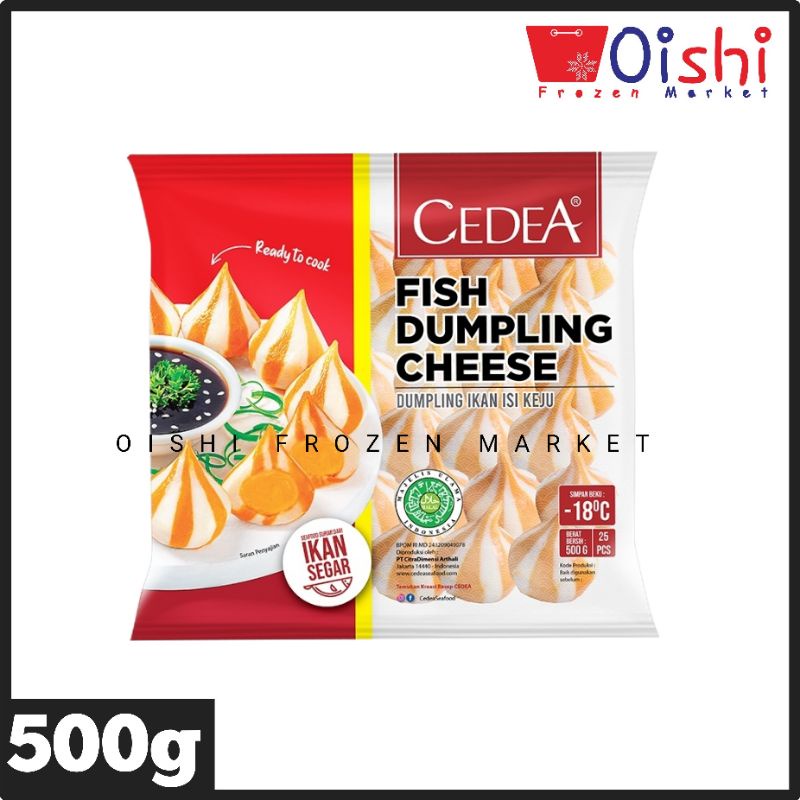 

Cedea Dumpling Ikan isi Keju 500g