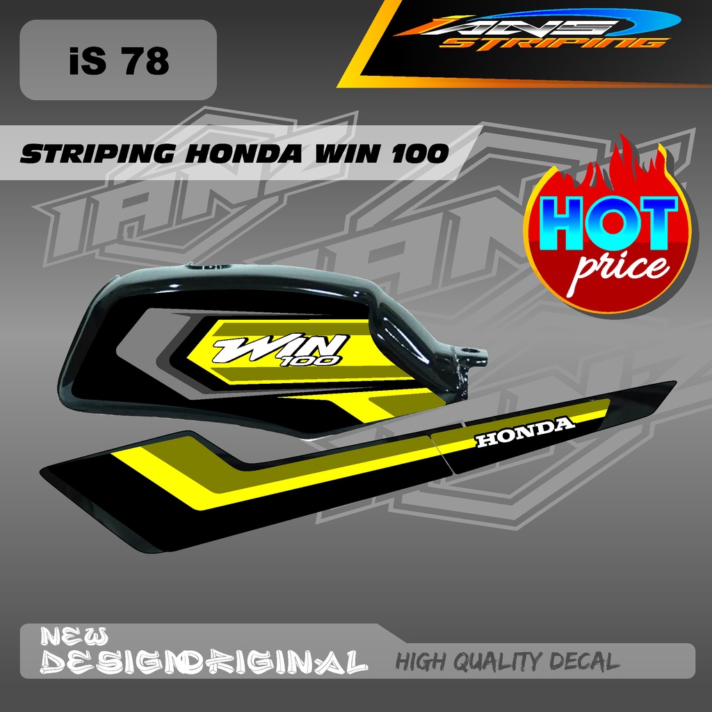 NEW STRIPING BODY WIN100 CUSTOM HOLOGRAM / NON HOLOGRAM IS78