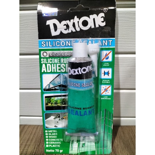 

LEM DEXTONE LEM BENING LEM KACA AQUARIUM SILICON SEALANT 70 GRAM