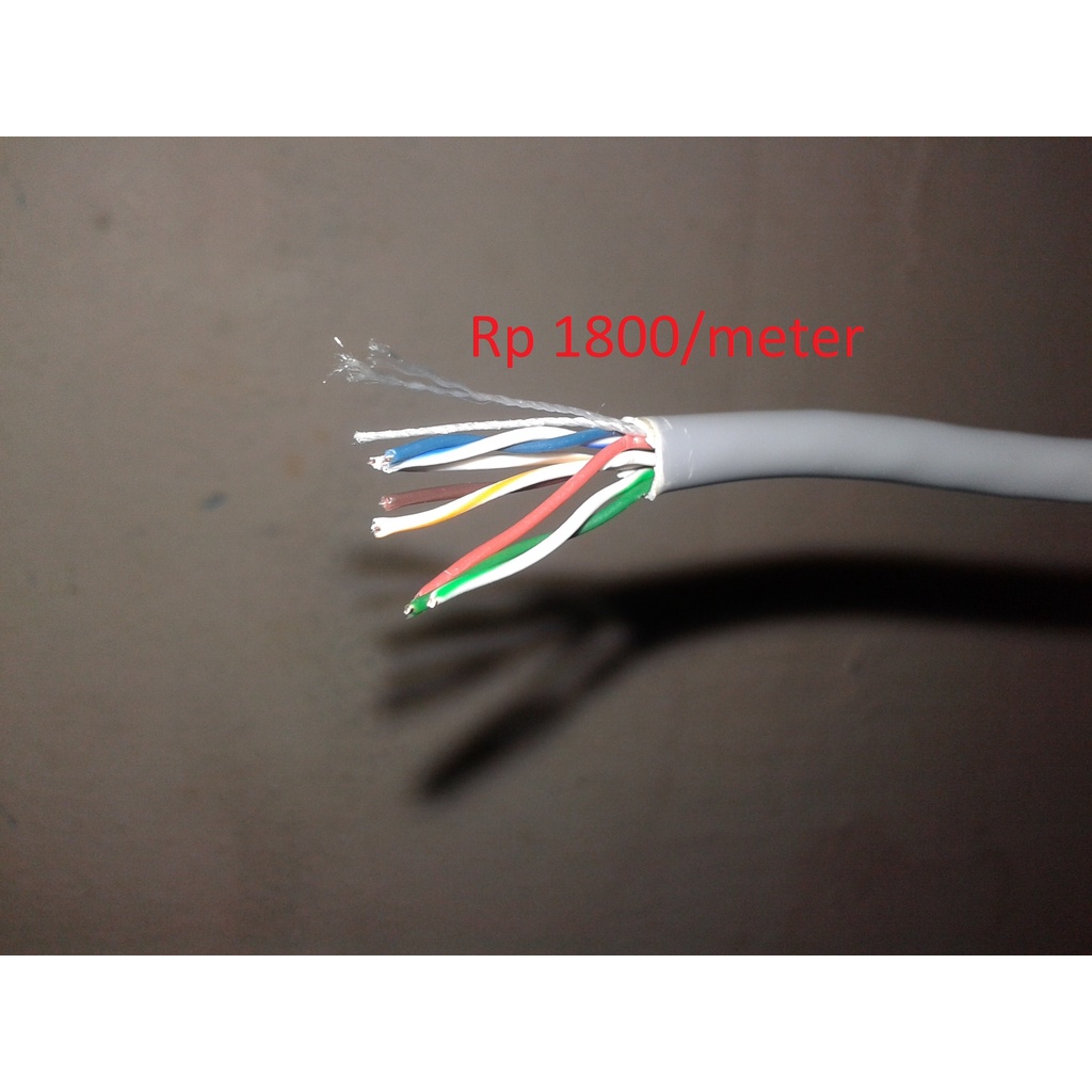 KABEL LAN UTP cat 5 / cat5 VASCOLINK meteran / eceran