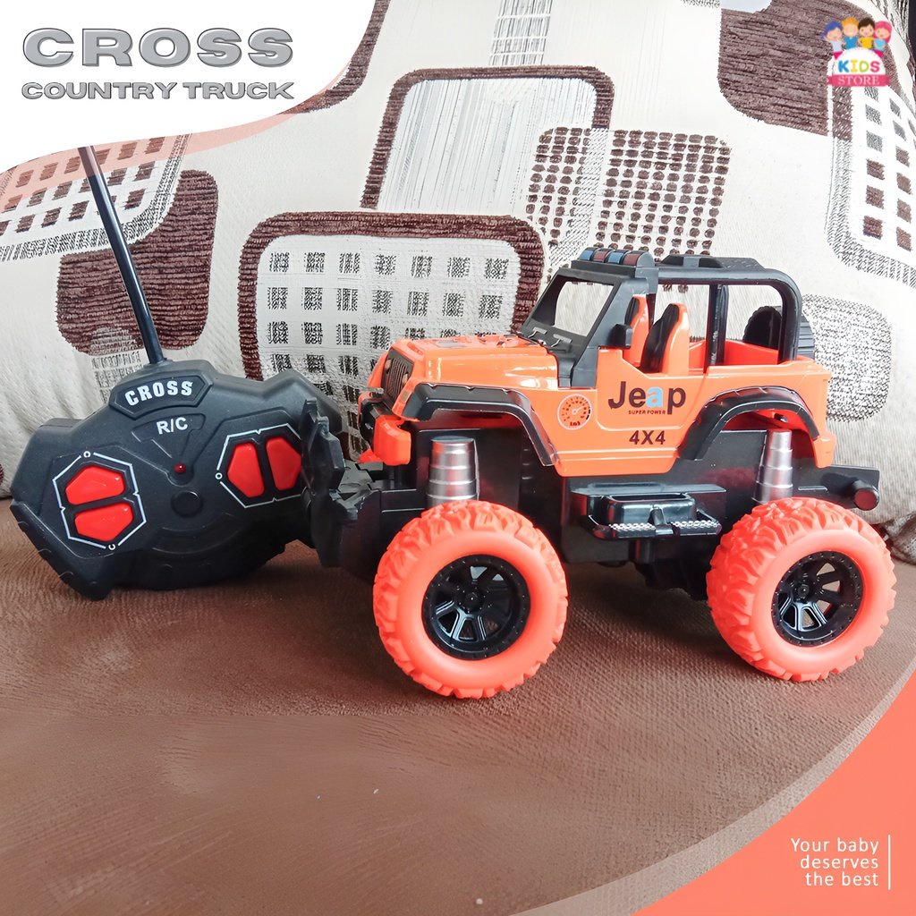 Cross Country Truck Off Road 1:28 | Mainan Mobil Remote Control RC | Mobil Remot Kontrol Offroad | Kado Ultah Anak Laki Laki