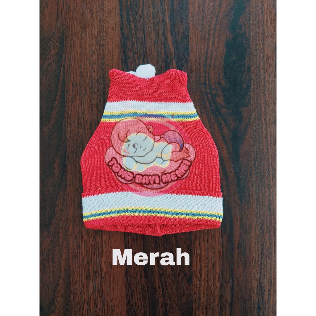 1/2 LUSIN (6 pcs) Topi bayi RAJUT harga grosir TERMURAH