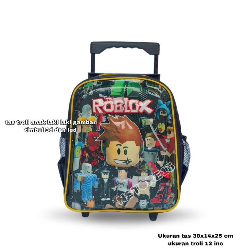 [BISA COD] RANSEL TROLY STUMBLE GUYS/SUPERHERO RANSEL DORONG RODA TERPOPULER