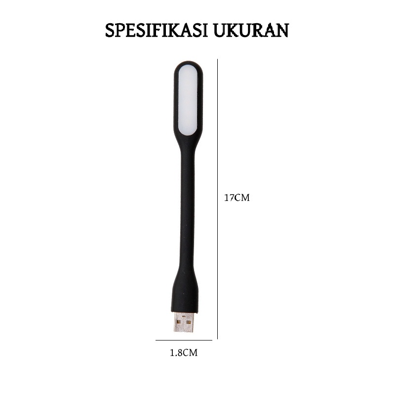 [HKL]  LAMPU USB LED FLEKSIBLE PORTABLE LED SENTER MODEL SIKAT GIGI / LAMPU BELAJAR / LAMPU STICK LED