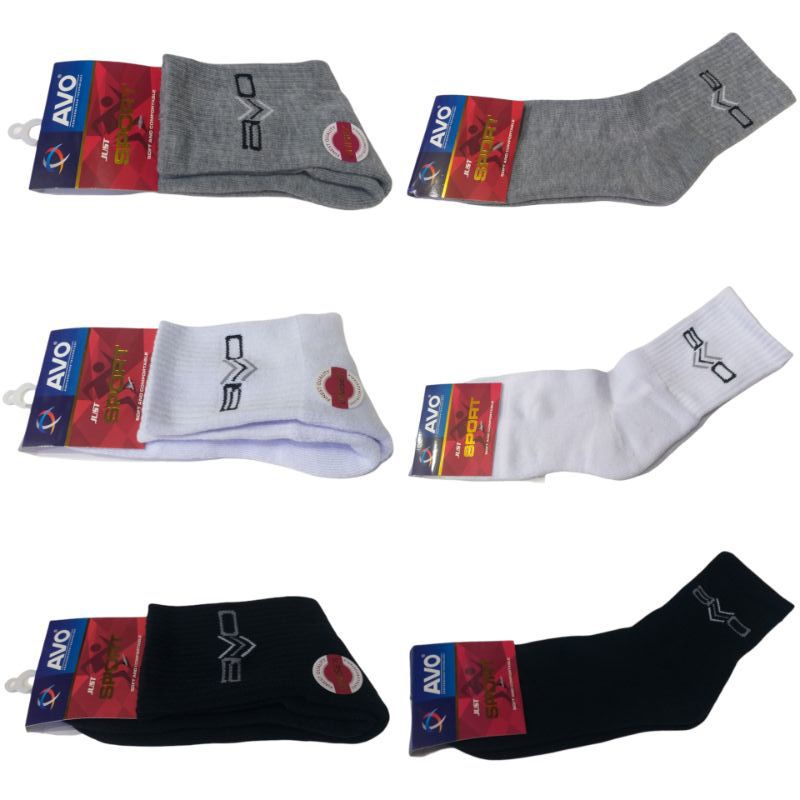 KAOS KAKI AVO SPORT PENDEK 3/4 PRIA WANITA