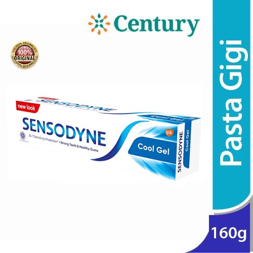 Sensodyne Toothpaste Cool Gel 160 g / Pasta GIGI / Odol / gigi Sensitif / Bau Mulut / gigi Berlubang