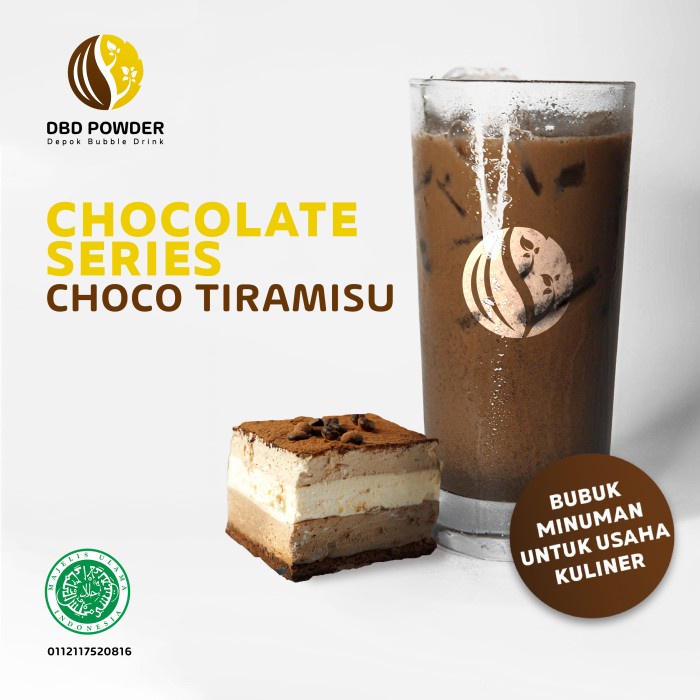 

Terlaris ✨ - Bubuk Minuman Cokelat Tiramisu - Powder Choco Tiramisu | DBD Powder 2.1.23