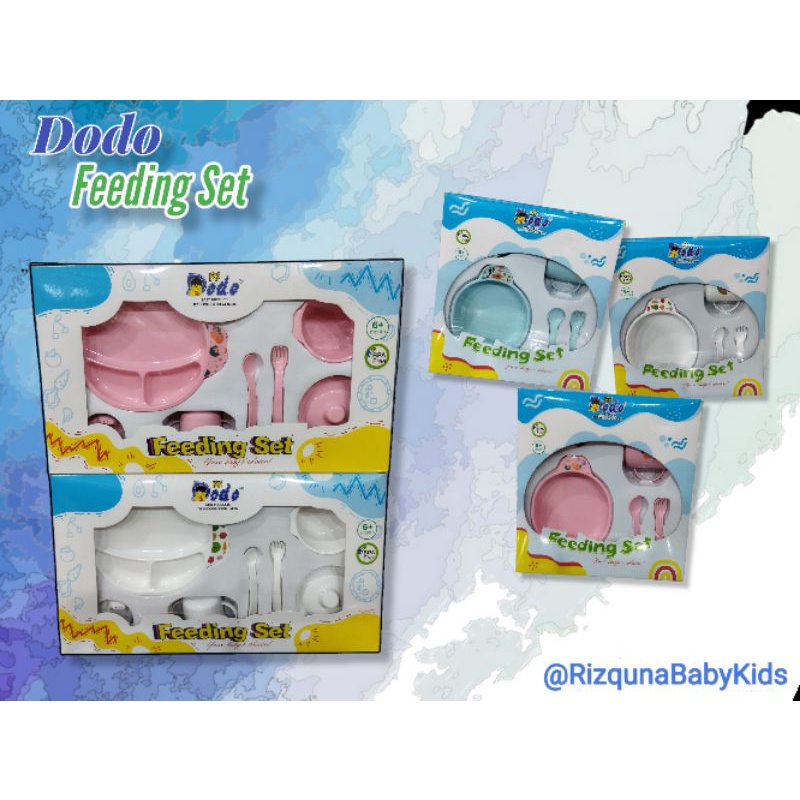 Tempat makan bayi/Feeding set dodo/perlengkapan makan bayi/tempat makan satu set/kado bayi/ piring b