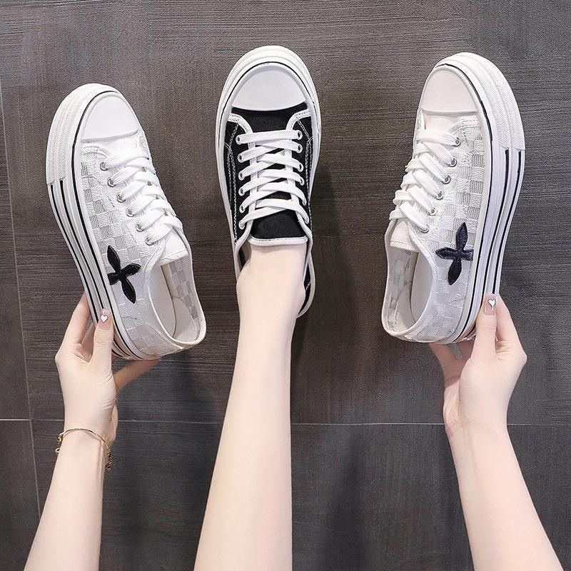 2111 Sepatu Wanita Import Sneakers Kanvas Kekinian