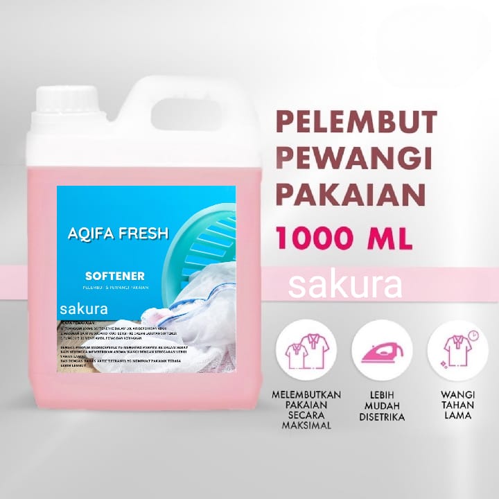 softener pelembut pewangi pakain untuk di rumah dan laundry