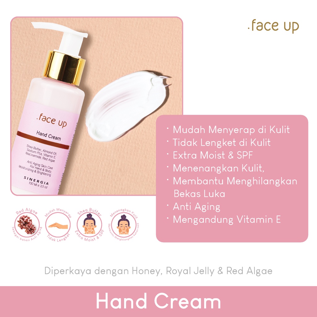 FACE UP SINERGIA HAND CREAM