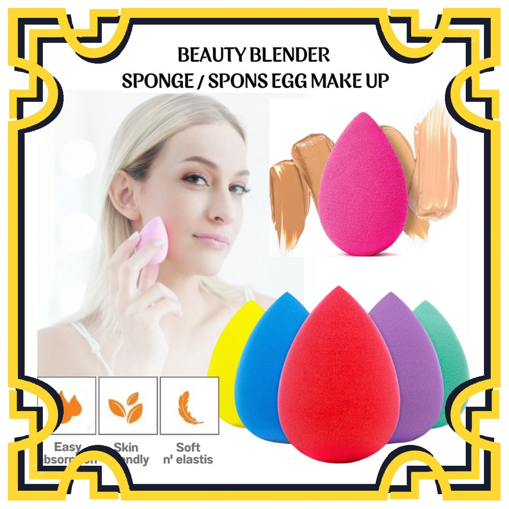 HS SPONGE PUFF EGG DROP COUNTOURING SPON MAKEUP BEAUTY BLENDER