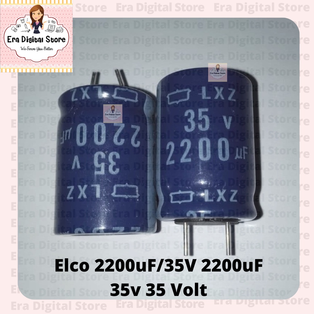 Elco 2200uF/35V 2200uF 35v 35 Volt