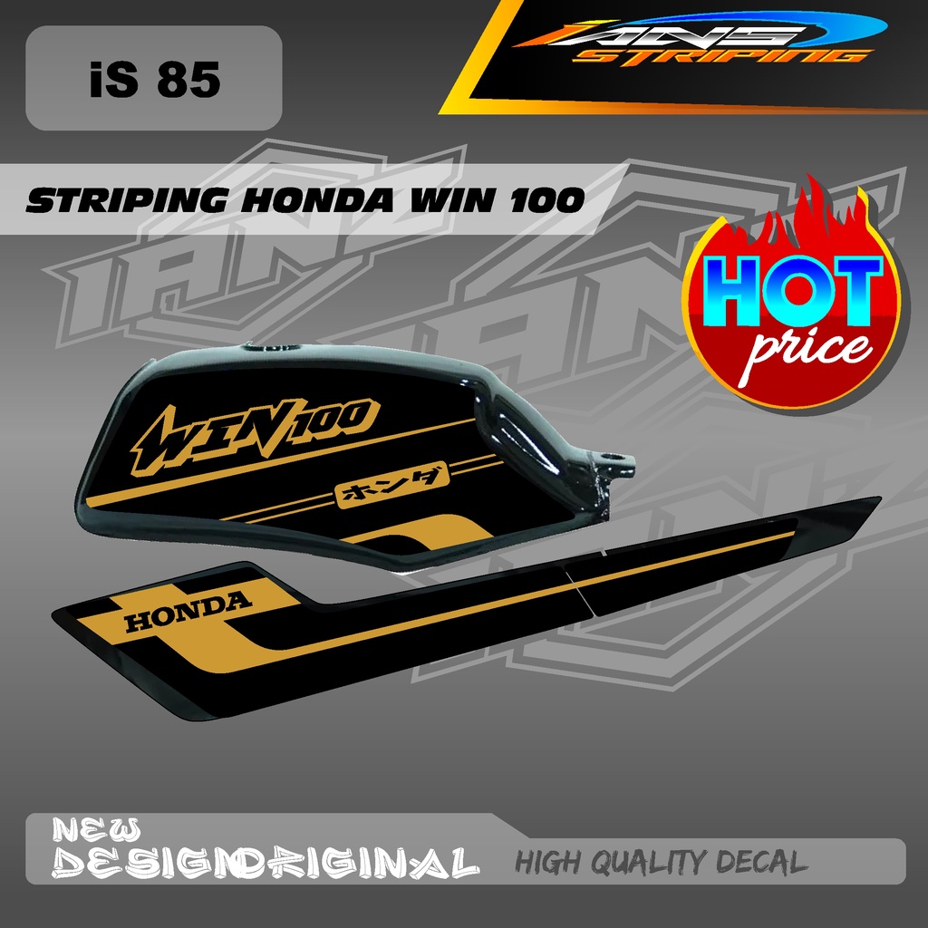 NEW STRIPING WIN100 TANGKI BODY / STIKER LIST WIN100 HOLOGRAM / NON HOLOGRAM IS85