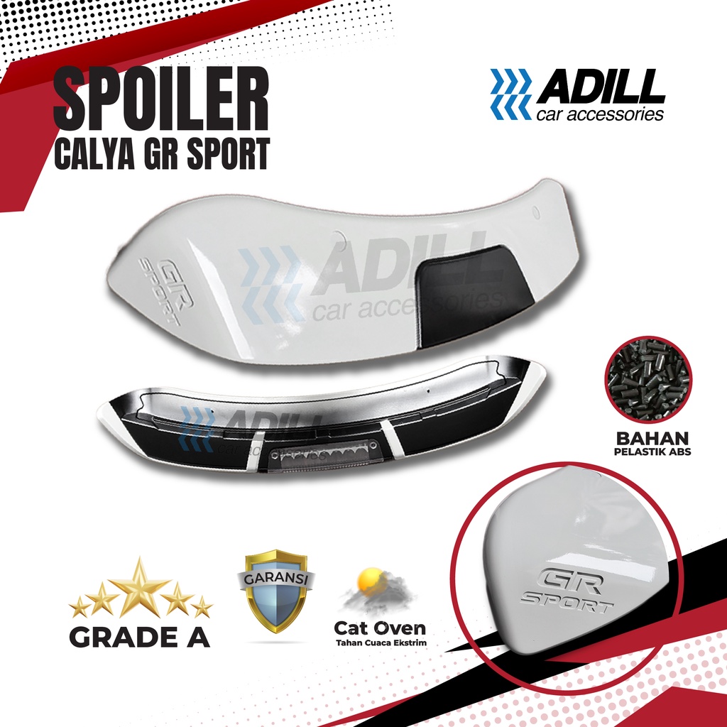 Spoiler topi belakang Calya sigra GR