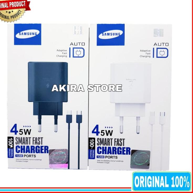 Jual Charger Samsung Galaxy Z Flip 3 ORIGINAL 100 Super Fast Charging Type C 45 Watt Shopee