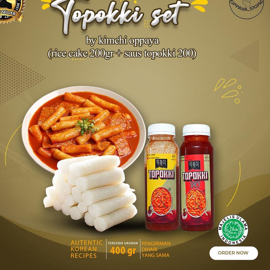 

Diskon | HJ6 | Topokki Ricecake 200Gr + Saus Topokki 200Gr Sets