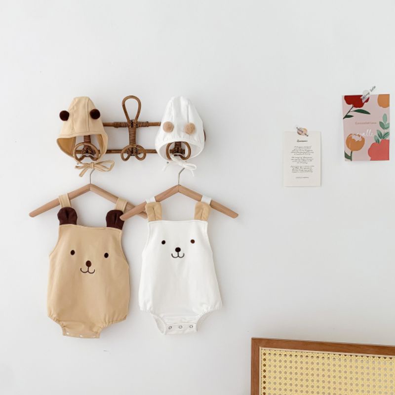 BABY K2 - Jumper Bear Coklat &amp; Putih Kode 00310