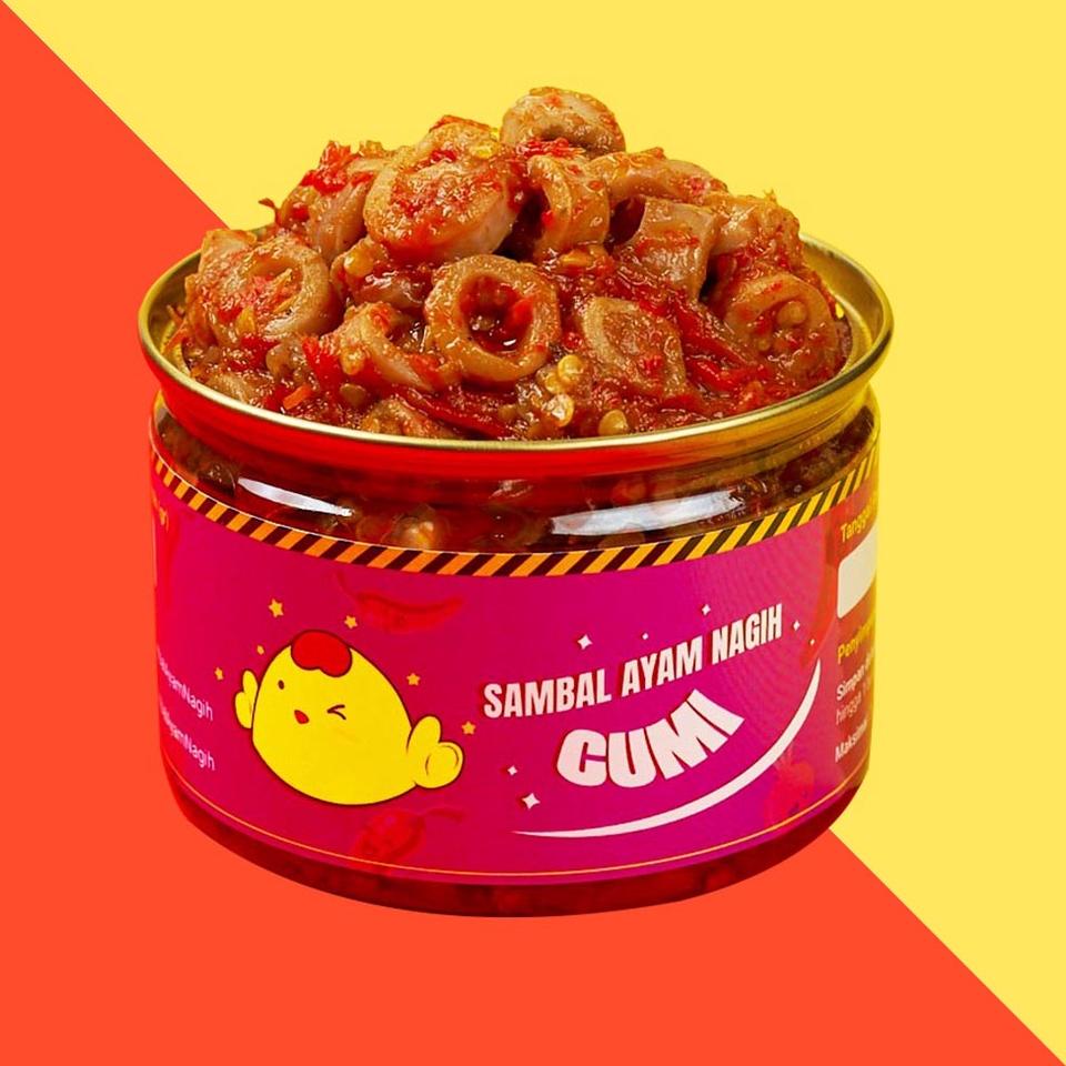 

▲ SAMBAL NAGIH - Sambal Cumi Asin Toples ✲