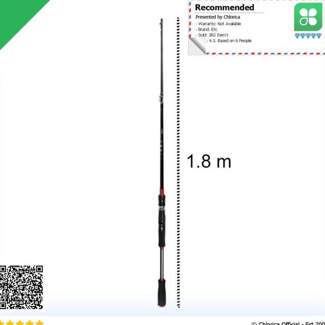 Johncoo Joran Pancing Fishing Rod Carbon Fiber - Jc230