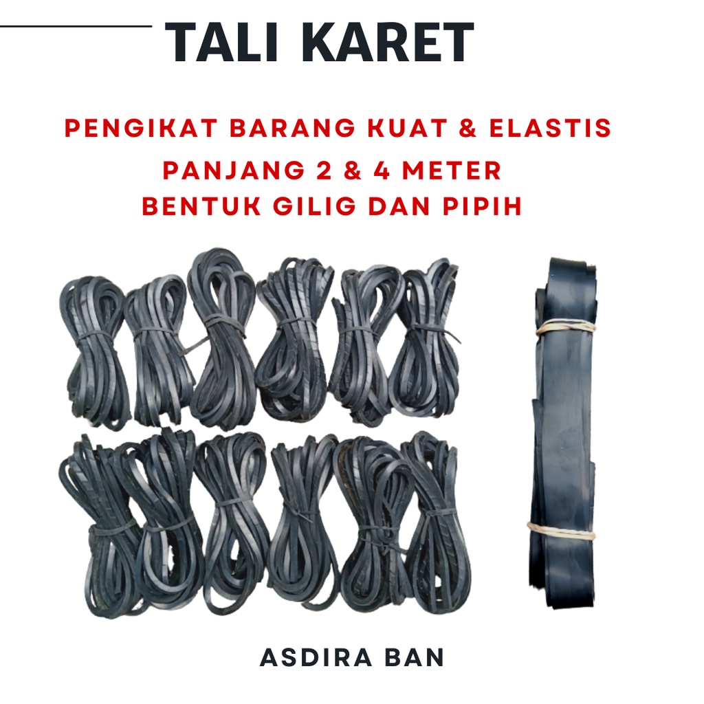 Jual Tali Karet Ban Tali Ikat Barang Kuat Dan Elastis Panjang