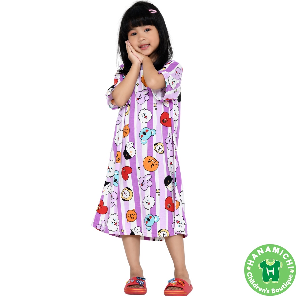 Hanamichi MOANA Dress Anak Lengan Pendek