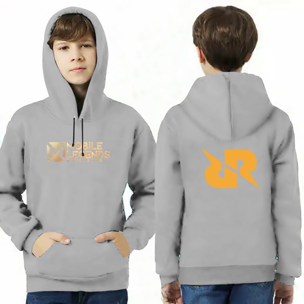 MOBILE LEGEND RRQ Jaket Hoodie Anak Viral Bahan Fleece II Jumper Hoodie Anak  MOBILE LEGEND RRQ II Sz M - XL ( Laki Laki &amp; Peremepuan )