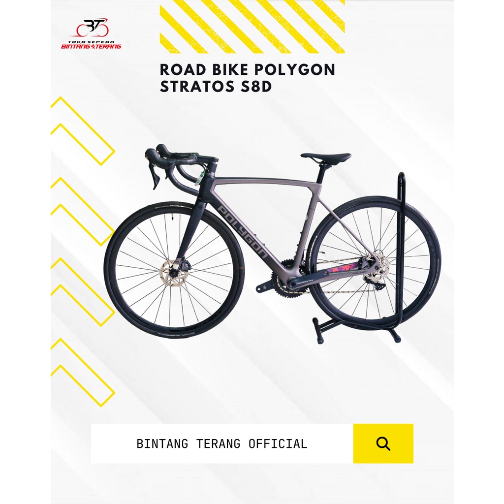 Polygon Stratos SBD Road Bike/Sepeda Stratos SBD Road Bike Polygon/Road Bicycle Polygon Stratos SBD