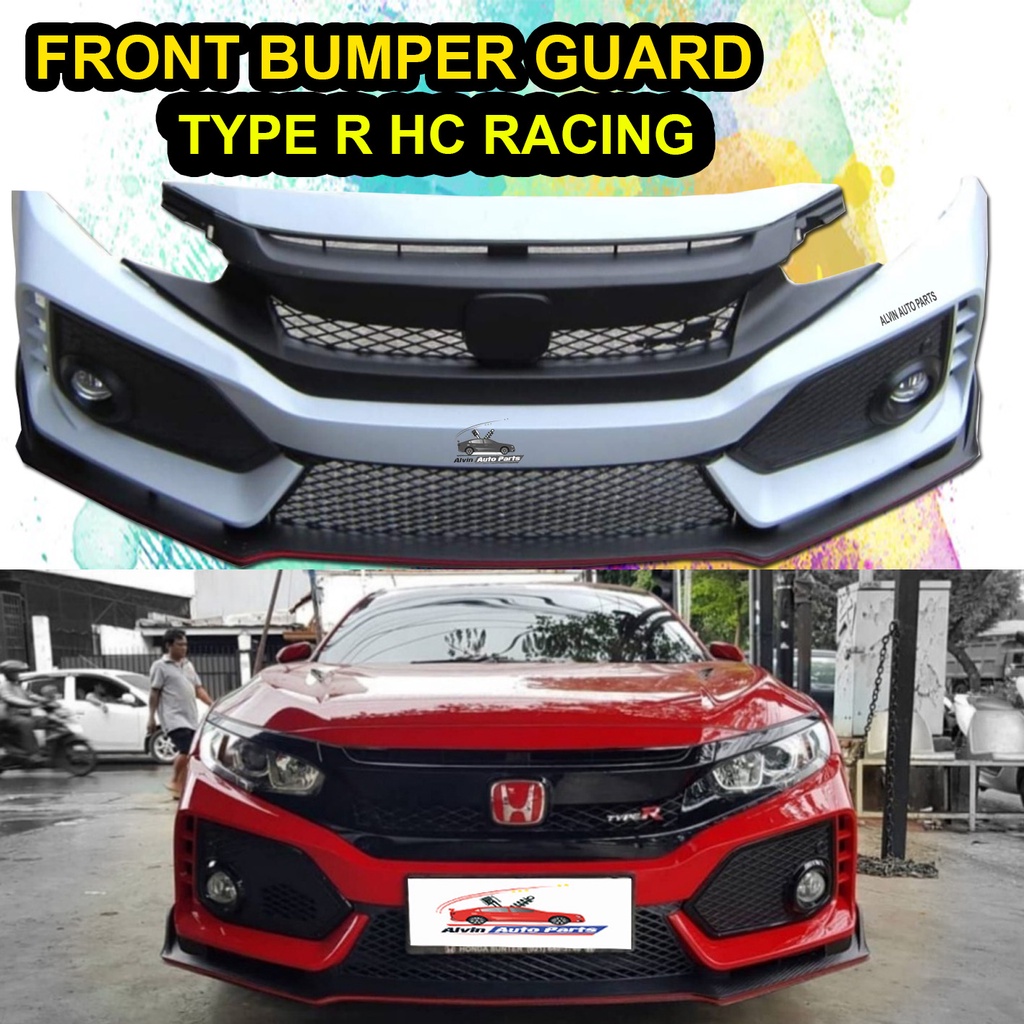 FRONT BUMPER CIVIC TYPE R HC RACING /BUMPER DEPAN CIVIC TYPE R / BODYKIT DEPAN CIVIC TYPE R