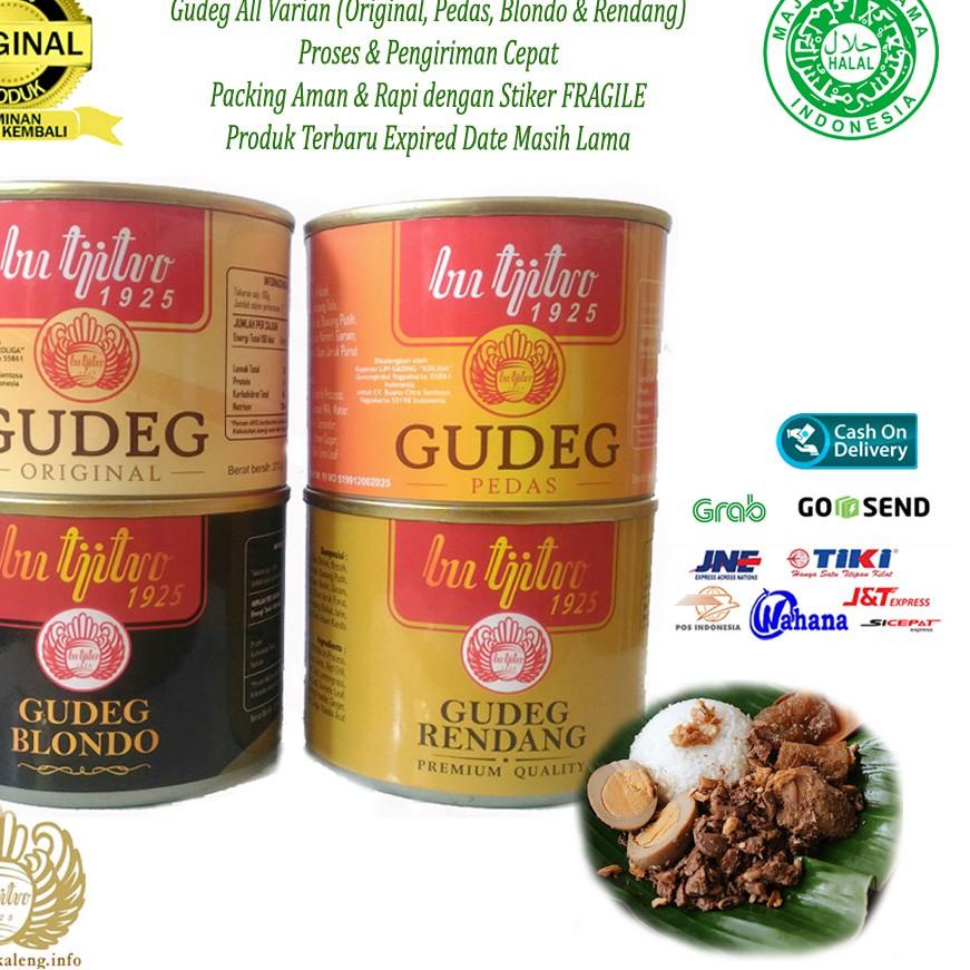 

➨ Gudeg Kaleng Bu Tjitro Paket Komplit All Varian - 4Pcs ◘