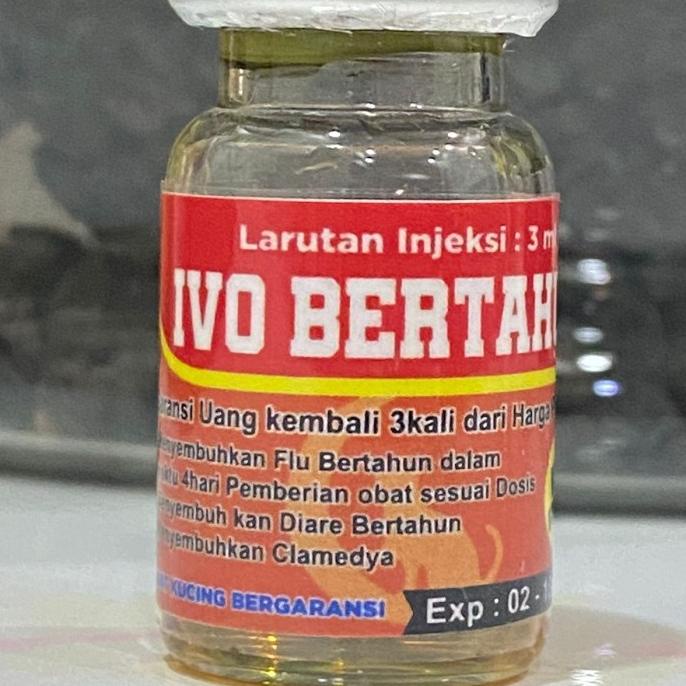 [OBAT FLU AMPUH] IVO FLU OBAT SUNTIK UNTUK FLU KUCING BERTAHUN