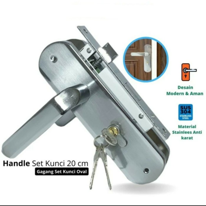 Gagang Kunci Pintu Tanggung Sedang Medium Grt