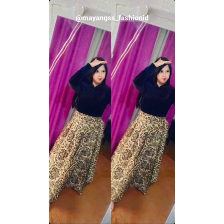 MAYANGSS_FASHIONID || DRESS VINTAGE IMPORT JUMBO BLUDRU