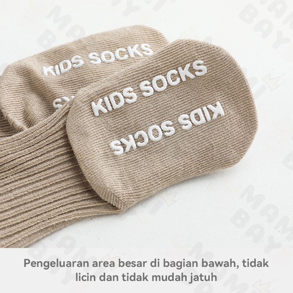 OKEYI Kaos Kaki Bayi Motif 3D/Kaos Kaki Panjang Bayi Anti Slip 0-12 Bulan