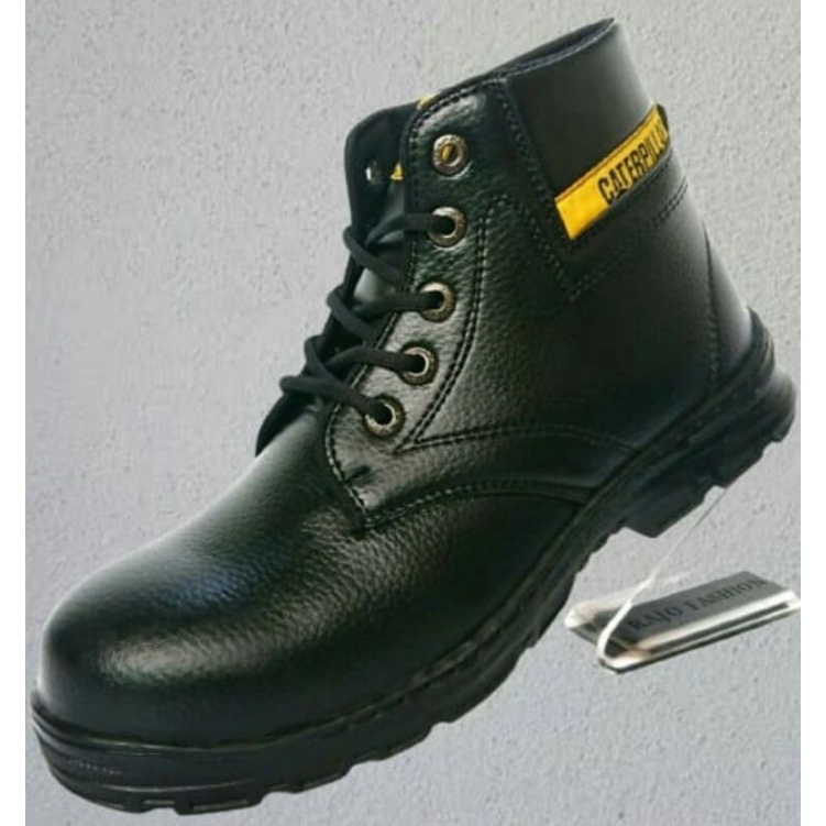 Sepatu Safety Boot Original Septi Pria Ujung Besi Sefty Shoes Septy Proyek Cowok Lapangan Terbaru BS