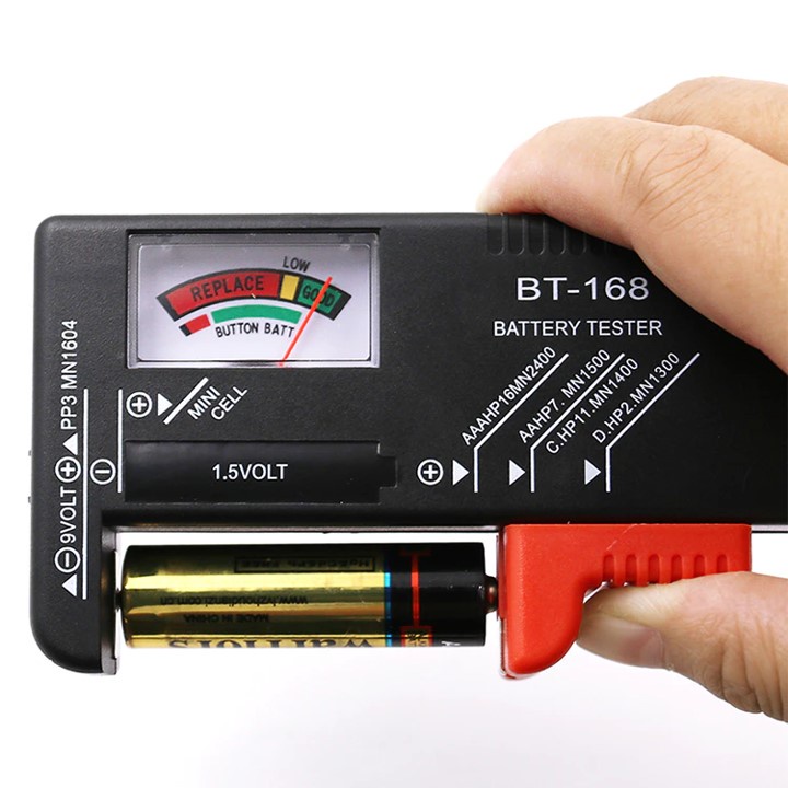 Universal Battery Tester Checker Alat Tes Test Baterai BT168 BT168D