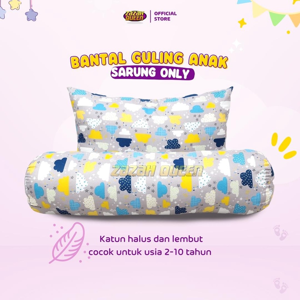 [HANYA SARUNG] Sarung Bantal Guling Junior / Bantal Guling Anak