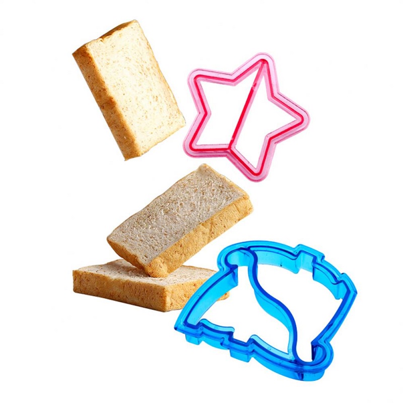 Cetakan Pemotong Makanan Roti Biskuit Sandwich DIY Tool Biscuits Mold Gift Kids Lunch Maker Cute Shape Kitchen Gadget