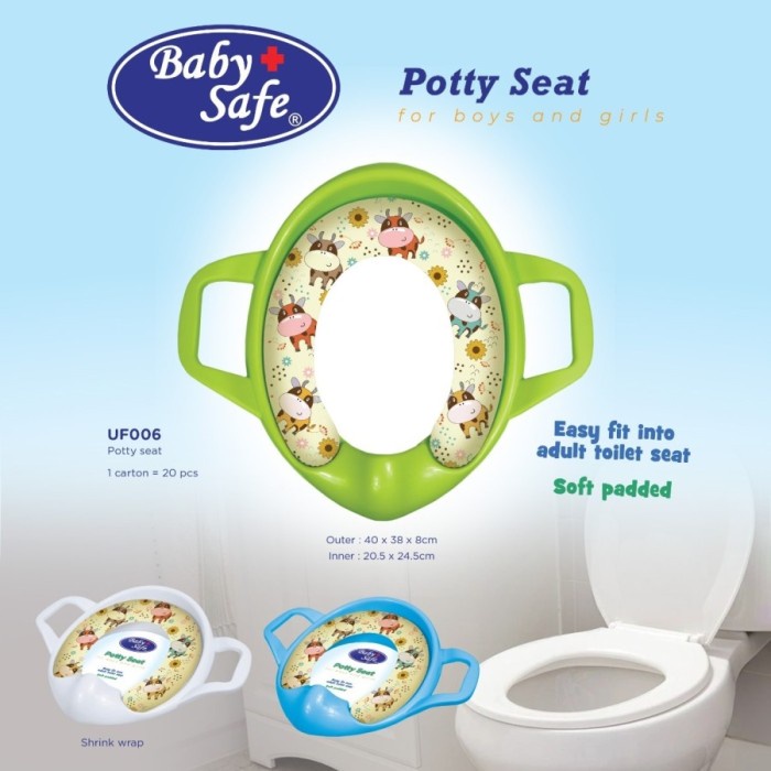 BABY SAFE Potty Seat UF006 Dudukan Toilet Anak Ring Closet Bayi