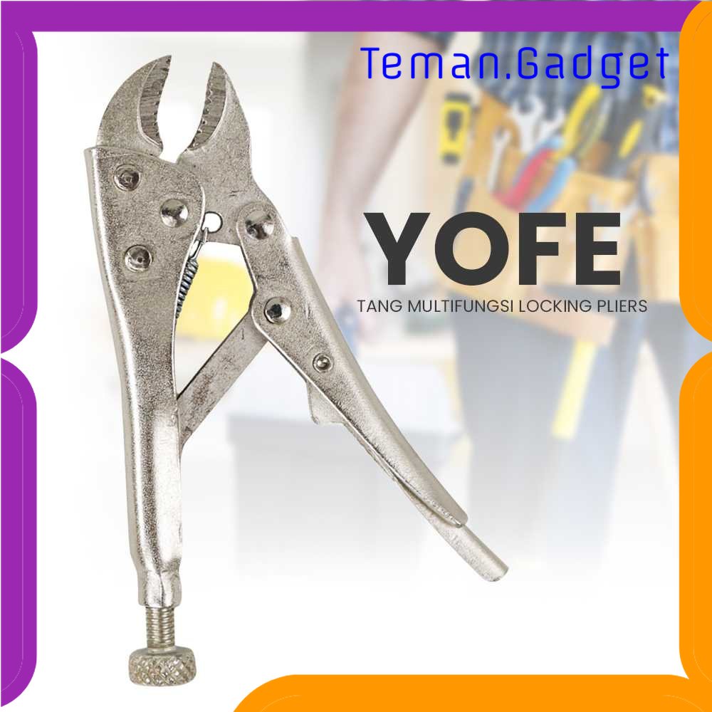 TG-PKK Tang Multifungsi Locking Pliers Ground Mouth Lock 5 Inch - X47