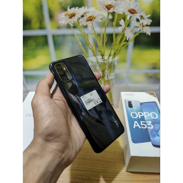 OPPO A53 4/64 FULLSET LENGKAP MULUS SECOND ORIGINAL BEKAS TERMURAH