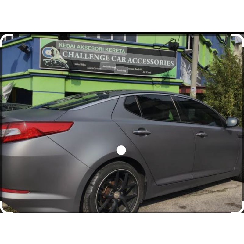 Permeter Sticker Fanchi FC513 Matt Silver Grey Abu Tua Doff Premium Wrap