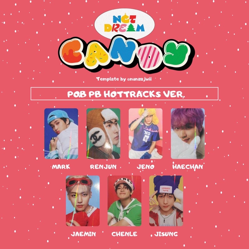 [READY 7 JAN] NCT DREAM - CANDY Lucky Draw POB Hottracks