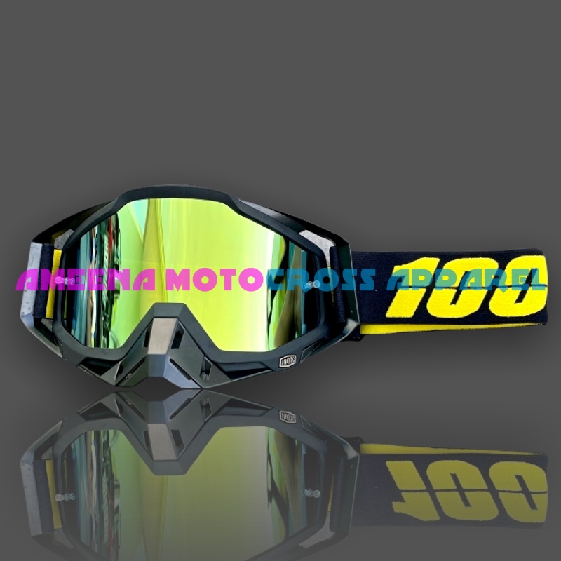 Google 100 Percent - Kacamata Motor - Google Motocross - Google MX Trail - Google Rainbow - 001