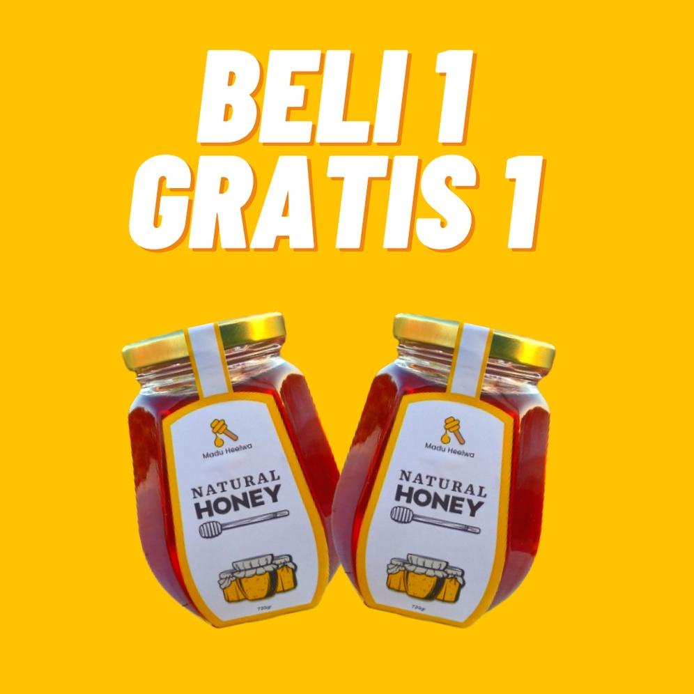 

2.2 Hot Sale BELI 1 GRATIS 2 MADU MURNI ASLI NATURAL RAW HONEY 720gr free 385 .,,.,.,